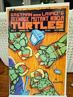 Buy TEENAGE MUTANT NINJA TURTLES #41 | NM- | 1991 | 1st TURTLES IN HIGH SCHOOL  • 19.79£