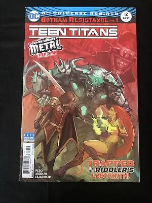 Buy Teen Titans #12 (LN) Dark Nights Metal Batman Who Laughs DC 2nd Print • 31.62£