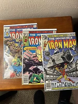 Buy Vintage Iron Man Comic Volume 1 Issues 114, 115, And 11 6, 1978 GreatCondition • 19.85£
