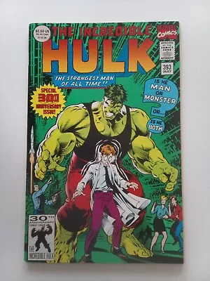 Buy The Incredible Hulk 393 Marvel Comics Key Issue 1992 Green Foil Cover VF/NM • 8£