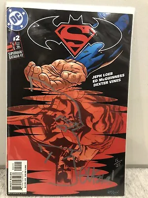 Buy Superman/Batman #2 Remarked With Batman Sketch & Signed Ed McGuinness 16/25 COA • 140£