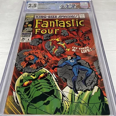 Buy Fantastic Four Annual #6 (1968) CGC 2.5 WP 1st App Annihilus Franklin Richards • 116.89£