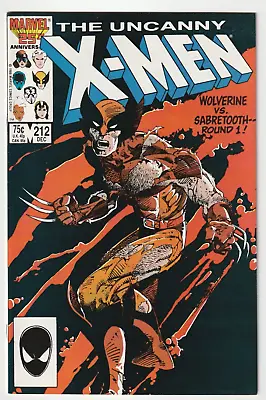 Buy Uncanny X-Men #212 (Marvel Comics 1986) NM- High Grade Wolverine Vs. Sabretooth • 22.17£