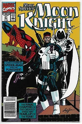 Buy Marc Spector: Moon Knight #21 Marvel Dixon Velluto Palmer 1990 VFN/NM • 7.50£