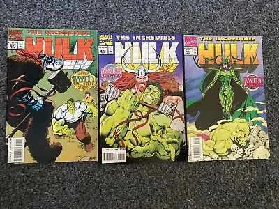Buy The Incredible Hulk #421 #422 #423 3 Issue Story Myth Conceptions Comic Bundle • 9£