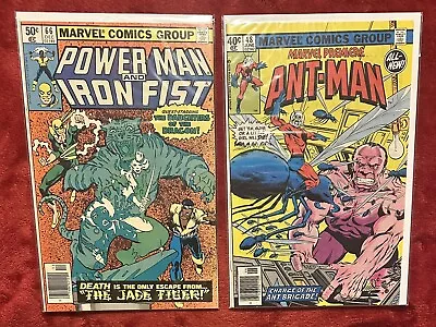Buy Power Man And Iron Fist #66 - 2nd Sabertooth + Marvel Premiere #48 - 2nd Ant-Man • 31.77£