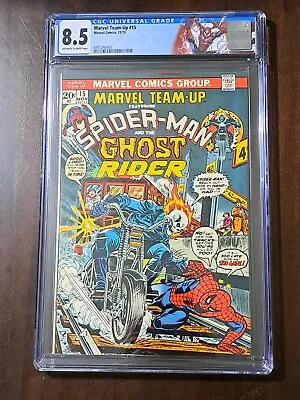 Buy Marvel Team-up 15 Cgc 8.5 First Spider-man And Ghost-rider Team-up • 177.40£