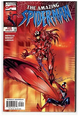 Buy Amazing Spider-Man  # 431   NEAR MINT+   Feb. 1998  Cosmic Carnage & Silver Surf • 67.20£