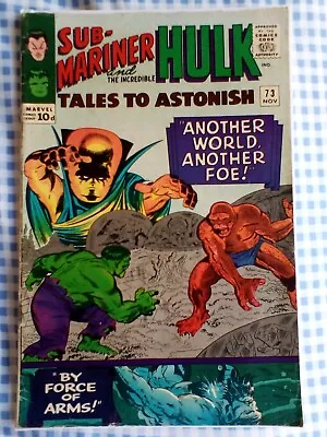 Buy Tales To Astonish 73 (1965) Sub-Mariner, Hulk, Watcher, Leader App • 13.99£