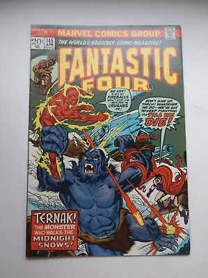 Buy Marvel: Fantastic Four #145, Human Touch/medusa (inhumans) Vs Ternak, 1974, Vf+! • 16.08£