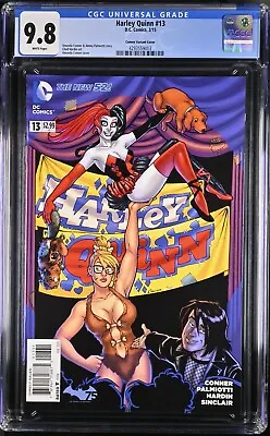 Buy Harley Quinn #13 CGC 9.8 Power Girl 1:25 Retail Incentive Variant Cover 2015 DC • 86.03£