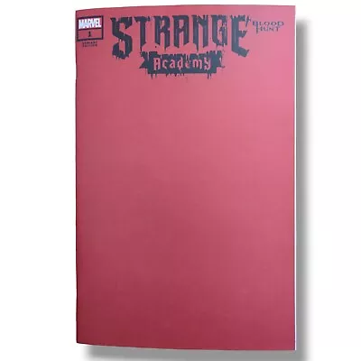 Buy Strange Academy: Blood Hunt #1 - Blood Red Blank Variant (2024) • 3.34£