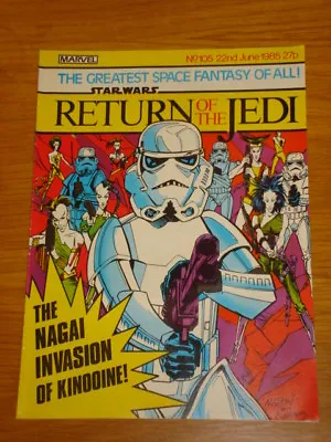 Buy Star Wars Return Of The Jedi #105 June 22 1985 British Weekly Comic • 5.99£