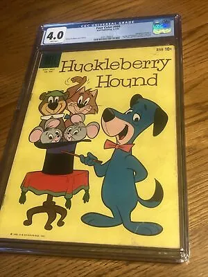 Buy Four Color 990 CGC 4.0 Huckleberry Hound #1. 1st Appearance Yogi Bear!! • 338.58£