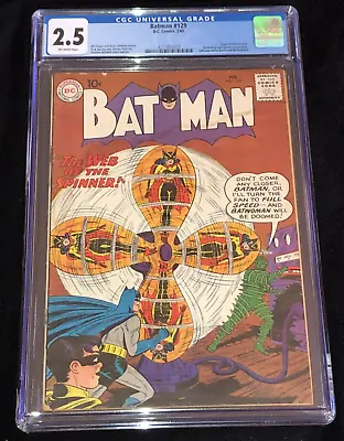 Buy 1960 DC Comics Batman 129 Origin Of Robin Sheldon Moldoff Cover Key CGC 2.5 • 128.47£