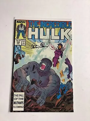 Buy The Incredible Hulk #338 ~ Signed By Peter David ~ Marvel Comics 1987 High Grade • 20.16£