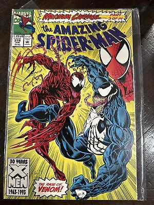 Buy Amazing Spider-Man #378 Marvel Comic Maximum Carnage Venom Part 3 • 11.87£