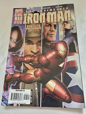 Buy Marvel Comics The Invincible Iron Man  Execute Program  Part 1 Of 6 #7 Jun 06  • 3.99£