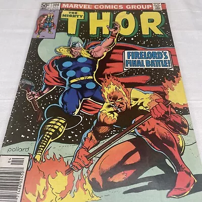 Buy The Mighty Thor #306 NEWSSTAND (1981) KEY Origin Of Firelord Pollard Mid Grade • 6.77£