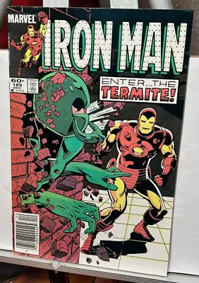 Buy Invincible Iron Man #189, 1st Appearance Of The Termite Newsstand, 1984 • 4£