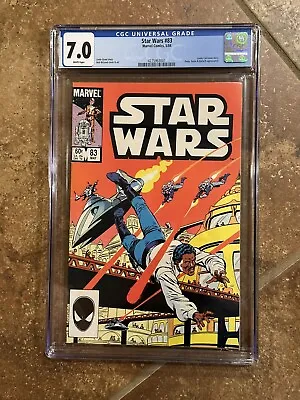 Buy CGC 7.0 Star Wars #83 May 1984 Lando Calrissian Cover Comic Book Graded • 29.99£