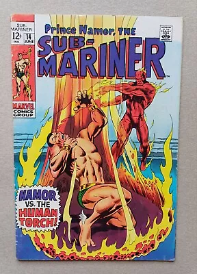 Buy Sub-Mariner #14 - 1969 1st SA Appearance & “death” Of Toro • 16.50£