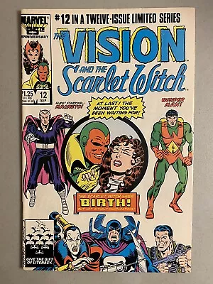 Buy Vision And The Scarlet Witch 12, FN/VF 7.0, Marvel 1986, 1st Wiccan & Speed • 12.38£