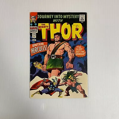 Buy Journey Into Mystery With Thor #124 1965 FN+ Cent Copy (pen On Front) • 50£