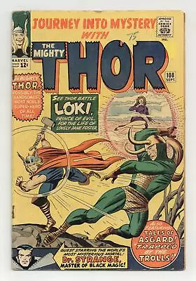 Buy Thor Journey Into Mystery #108 GD+ 2.5 1964 • 27.67£