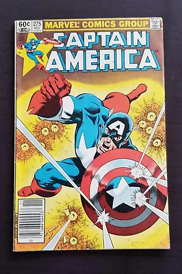 Buy Captain America #275 (1982) 1st Baron Zemo Helmut NEWSSTAND VF 278 • 14.98£
