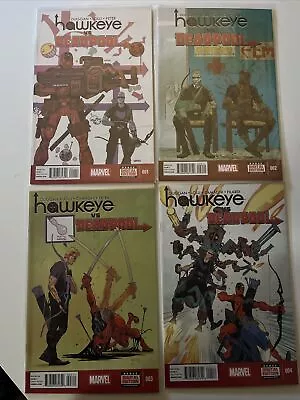 Buy Marvel Hawkeye Vs Deadpool Comic Bundle Issues No.1, 2, 3 & 4 • 12.75£