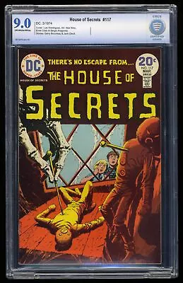 Buy House Of Secrets #117 CBCS VF/NM 9.0 Off White To White DC Comics 1974 • 79.62£