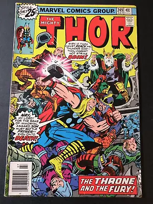 Buy Thor #250 FN Newsstand Throne And Fury 1976 • 2.77£