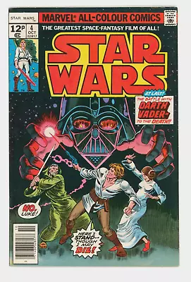 Buy Star Wars #4 VF/NM 9.0 First Printing - Death Of Obi-Wan Kenobi • 45£