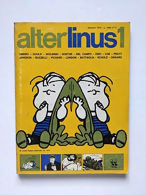 Buy Alterlinus #1 1974 Italian Charles Schulz Peanuts Georges Pichard Hugo Pratt • 10.28£