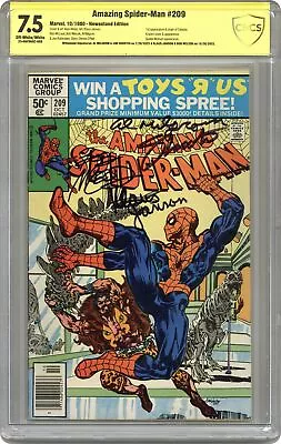 Buy Amazing Spider-Man #209N CBCS 7.5 Newsstand SS 1980 • 120.09£