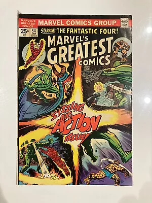 Buy Marvel's Greatest Comics 54 - 1975 - Very Good Condition - Reprints FF 71 • 4.50£