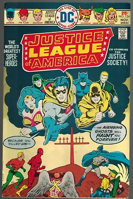 Buy Justice League Of America 124  JLA/JSA Team-Up! VF- 1975  DC Comic • 6.29£