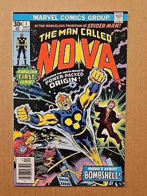 Buy Nova #1 1st Appearance Richard Rider As Nova Marvel 1976 VF- • 56.17£