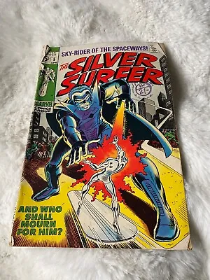 Buy SILVER SURFER #5 Silver Age Marvel Comics 1969  • 40£