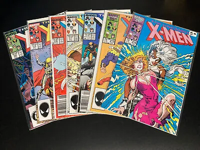 Buy The Uncanny X-Men #214 215 216 217 218 219 220  Run Marvel Comics Lot • 47.44£