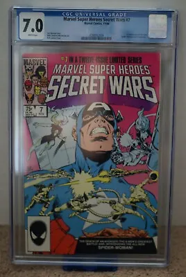 Buy Marvel Super Heroes Secret Wars 7 ('84) CGC 7.0 1st App Of New Spider-Woman • 55.21£