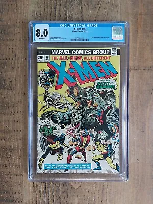 Buy Uncanny X-Men #96 Marvel Comics 1975 CGC 8.0 WHITE Pages • 295£