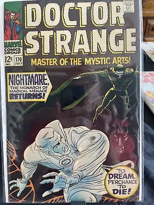 Buy DOCTOR STRANGE #170 (NIGHTMARE!! 1968 High Grade 🔑 • 149.07£