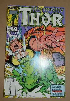 Buy The Mighty Thor #364 1st Full Thor As A Frog Throg 1985 Raw Marvel Key • 23.75£