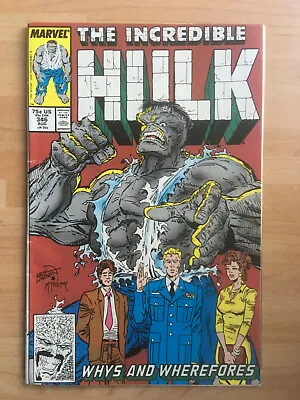 Buy Incredible Hulk # 346 - VFN / NM 1st Pr. 1988 (Marvel Comics) Avengers  • 5.95£