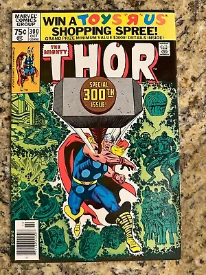 Buy Thor #300 Vf/nm 9.0 / Origin Of Odin & The Destroyer / Marvel Comic • 16£