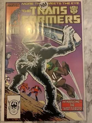 Buy The Transformers 30 1st Print Marvel 1987 NM RotB G1 Key 1st App Throttlebots  • 19.99£
