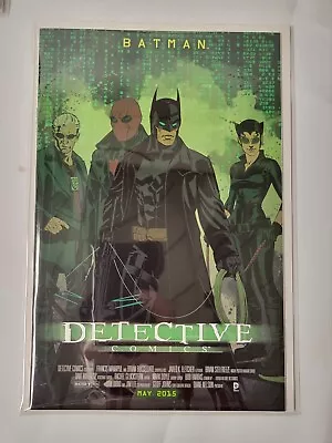 Buy Batman Detective Comics #40 The Matrix Movie Poster Variant 2015 • 7.12£