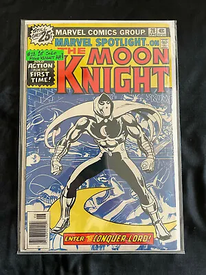 Buy Marvel Spotlight # 28  The Moon Knight  The First Solo App Of Moon Knight 1976 • 148.65£